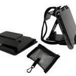 The SkyClip+ Phone & Tablet Holder for Air Travel, Home and Office Use – Inflight Phone Mount & Stand Compatible with iPhone, Android, Kindle and Tablets – Travel Accessory (Black & Black, 2 Pack)