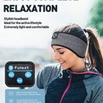 Sleep Headphones Sports Headband, Voerou Bluetooth Sleeping Headphones with Ultra-Thin Speakers,Headphones for Sleeping,Side Sleepers,Running,Workout,Travel,Yoga,Insomnia,Meditation Accessories