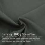 NTBAY Microfiber Toddler Pillowcases, 2 Pcs Zipper Closure Travel Pillow Covers, 13 x 18, Dark Grey