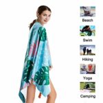 CHARS Microfiber Quick Drying Beach Towel with a Carrying Bag, Super Absorbent Towel, Sand Free Towel, for Kids, Teens, Adults, Travel, Gym, Camping, Pool, Yoga, Outdoor and Picnic