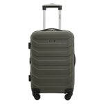 Wrangler 4 Piece Luggage and Packing Cubes Set, Green
