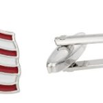 Cuff-Daddy American Flag Cufflinks with Presentation Jewelry Box Wedding Cufflinks for Shirt Accessories Mens Cuff Link Dress Shirt Business Attire Partnerships