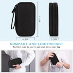 FYY Electronic Organizer, Travel Cable Organizer Bag Pouch Electronic Accessories Carry Case Portable Waterproof Double Layers All-in-One Storage Bag for Cable, Cord, Charger, Phone, Earphone Black