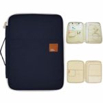 Mygreen Universal Travel Gear Organizer / Electronics Accessories Bag / Document File Bag (Large/Slim, Dark Blue)