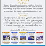 Naxos Scenic Musical Journeys Tuscany A Musical Tour of the Region’s Past and Present