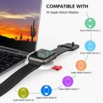 Watch Charger, Portable Magnetic iWatch Wireless Charger USB Fast Charging Compatible for Apple Watch Series 6 5 4 3 2 1 44mm 42mm 40mm 38mm SE Nike+ Cordless Quick Watch Charger for Travel