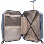 kensie Women’s 3D Gemstone TSA Lock Hardside Spinner Luggage, Midnight Blue, 2 Piece Set (28″/20″)