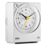 Braun BNC004WHWH Classic Analog Quartz Alarm Clock