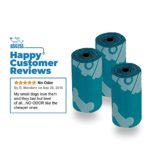 Best Pet Supplies Dog Poop Bags for Waste Refuse Cleanup, Doggy Roll Replacements for Outdoor Puppy Walking and Travel, Leak Proof and Tear Resistant, Thick Plastic – Turquoise, 240 Bags (TQ-240T)