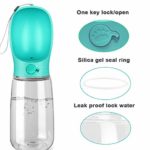 Kalimdor Dog Water Bottle, Leak Proof Portable Puppy Water Dispenser with Drinking Feeder for Pets Outdoor Walking, Hiking, Travel, BPA Free Food Grade Plastic (Blue)