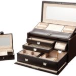 WOLF 315106 London Medium Jewelry Box, Cocoa