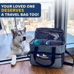 Petgather Dog Travel Bag for Supplies with Lifetime Pet-Friendly Tour Guild – Dog Bags for Traveling, Camping, Road Trip – Easy Organizing Dog Travel Accessories for Pet Lover – Ideal Dog Travel Kit