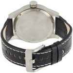 Invicta Men’s I-Force Stainless Steel and Black Leather Quartz Watch, Black (Model: 0764)