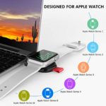 Wireless USB Charger Compatible with Apple Watch Portable Travel Wireless Charger,Handy Cordless Charger,Magnetic iWatch Charger Qiuck Charging Apple Watch Series SE 6 5 4 3 2 1 44 42 40 38mm