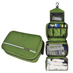 Cosmetic Pouch Toiletry Bags Travel Business Handbag Waterproof Compact Hanging Personal Care Hygiene Purse (army green)