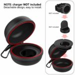 Gear S3 Charger Holder, Charging Stand Dock Cradle Case Accessaries, Portable Travel Carrying EVA Protective Docking Station for Samsung Gear S3 Frontier Classic Watch, Black