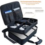 Carrying Case for PS5 Double Compartment Travel Bag for Playstation 5