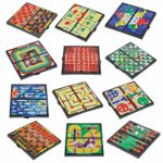 Magnetic Travel Board Games-Road Trip Entertainment, Checkers, Chess, Chinese Checkers, Tic Tac Toe, Backgammon, Snakes and Ladders, Solitaire, Nine Mens Morris, Auto Racing, Ludo, Space Venture