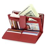 Mundi Suburban Rio Checkbook Wallet W Frame,Red,one size