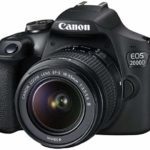 Canon EOS 2000D (Rebel T7) DSLR Camera with EF-S 18-55mm f/3.5-5.6 DC III Lens & Accessory Bundle – Includes: 2X 32GB SDHC Memory Card, Extended Life Battery, Case, Filters, Auxiliary Lenses & More