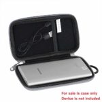 Hermitshell Hard Travel Case for Samsung 2-in-1 Portable Fast Charge Wireless Charger and Battery Pack 10,000 mAh (Silver, PU)