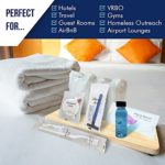 Personal Care Travel Size Toiletries | 1-Shoppe All-In-Kit Hotel Amenities Bulk | Travel Shaving Set, Toothbrush & Paste, Mouthwash, Makeup Wipes, Swabs, Nail File & Sewing Kit | 150 Pcs