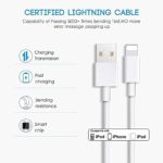 [Apple MFi Certified] iPhone Charger, DESOFICON 2 Pack 3FT Lightning to USB Fast Charging Sync Transfer Cable with 2 Pack USB Wall Charger Travel Plug Compatible with iPhone 13/12/11/XS/XR/X 8 7/iPad