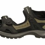 ECCO Women’s Yucatan Sport Sandal, Black/Mole/Black Oil Nubuck, 8-8.5