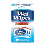 Personal Care Antibacterial Wet Wipes for Hands, Individually Wrapped Wipes for Travel, Citrus Scent (24 Packs Of 18 Sanitizer Wipes Per Pack, Total 432 Wipes)