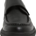 Hush Puppies men’s Gil oxfords shoes, Black Leather, 8 US