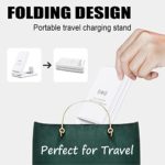 PloutoRich Portable Wireless Charger for Travel, Foldable 3 in 1 Wireless Charging Station for Apple Products, Compatible with iPhone 13/12/11/Pro/Pro Max/XS/XS Max/XR/X/8, Airpods & iWatch
