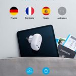 Anker European Travel Adapter, PowerExtend USB Plug International Power Adapter with 2 USB and 1 Outlet, US to Most of Europe EU Spain Iceland Italy France Germany