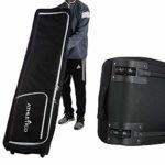 Athletico Conquest Padded Snowboard Bag with Wheels – Travel Bag for Single Snowboard and Snowboard Boots (Black, 175 cm)