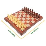 ColorGo Magnetic Travel Chess Set, Portable Mini Chess Board Game for Adults and Kids