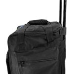 Rockville Rolling Travel Bag+Wheels & Handle 4 Large Lights (RLB50)