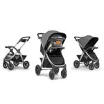 Chicco Bravo 3-in-1 Trio Travel System, Bravo Quick-Fold Stroller with Top-Rated KeyFit 30 Infant Car Seat and Base, Car Seat and Stroller Combo | Brooklyn/Navy