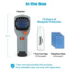 Thermacell MR300 Portable Mosquito Repeller; Highly Effective Mosquito Repellent; Includes 12 Hours of Long Lasting Refills; No Spray, No DEET, No Open Flame; Scent-Free Bug Spray Alternative