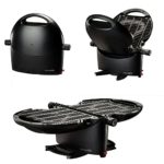 NOMADIQ Portable Propane Gas Grill | Small, Mini, Lightweight Tabletop BBQ | Perfect for Camping, Tailgating, Outdoor Cooking, RV, Boats, Travel (Grill + Sleeve)