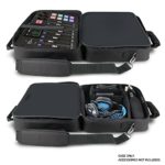 USA GEAR Audio Mixer Case – Podcast Mixer Travel Case with Scratch-Resistant Interior & Customizable Storage – Compatible with RODECaster Pro, RODECaster Pro II, Microphones and More Podcast Equipment