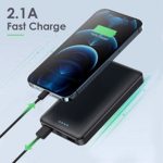 Portable Charger Power Bank 10000mAh【2 Pack】 Ultra Slim Design Portable Phone Charger with USB C Input & 2 Output Backup Charging External Battery Pack for Smart Phone, Android Phone,Tablet etc