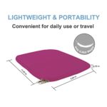 Devonwide Electronic Organizer, Large Travel Cable Organizer Bag, Electronics Accessories Bag for Cable, Power Bank, USB, SD Card, Charger, Phone, Earphone (Purple)