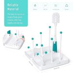 Termichy Travel Baby Bottle Drying Rack with Bottle Brush, Compact Size with Large Capacity for Working Mom, Visit Families, Friends or Camping with Baby