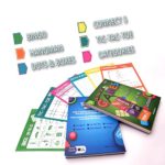 6 Portable Travel Game Activities Notepad On The Go Plane Trip Game 4 x 6-inches (2 Pads and 60 Sheets Each)