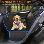 Active Pets Car Seat Cover for Dogs – X-Large Dog Seat Cover for Back Seat Use – Waterproof & Scratch Proof Pet Covers for Travel – Blue