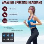 MUSICOZY Sleep Headphones Bluetooth Headband Wireless Music Headband Headphones, Earbuds IPX6 Waterproof for Side Sleepers Women Men Workout Running Insomnia Travel Yoga Cool Gadgets Unique Gifts