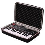 LTGEM Travel Hard Carrying Case for Akai Professional MPK Mini MKII & MK3 & MPK Mini Play | 25-Key Ultra-Portable USB MIDI Drum Pad & Keyboard Controller