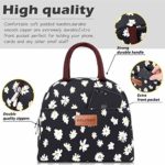 BALORAY Lunch Bag for Women Men Insulated Lunch Box for Adult Reusable Lunch Tote Bag for Work, Picnic, School or Travel (Daisy)