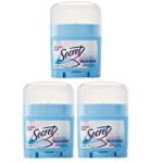 Secret Invisible Solid Antiperspirant and Deodorant, Powder Fresh, 0.5 Ounce Travel Size (Pack of 3)