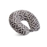 World’s Best Feather Soft Microfiber Neck Pillow, One Size, Charcoal Trellis
