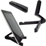 Arkon Folding Tablet Stand Compatible with Apple iPad, Samsung Galaxy